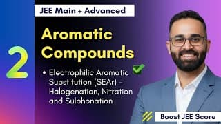 Electrophilic Aromatic Substitution (SEAr) - Halogenation, Nitration & Sulphonation
