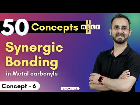 Synergic Bonding in metal carbonyls in 6 min