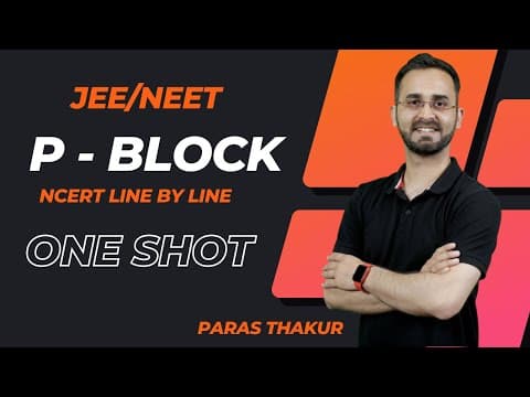 P Block Elements 12th - Halogens & Noble gas family | ONE SHOT | NCERT Revision