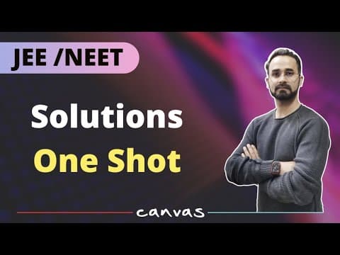 Solutions in One Shot | NCERT Recap