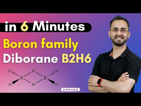 All about Diborane B2H6 in 6 min