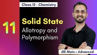 Allotropy and Polymorphism