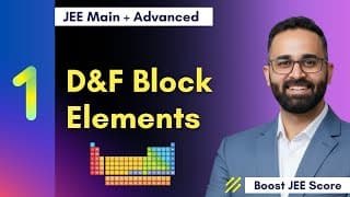 D & F Block elements - L1