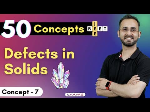 Defects in crystal structures - Solid State
